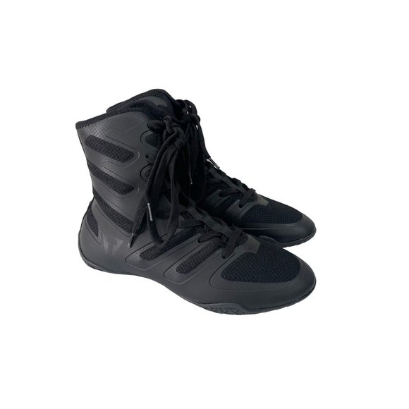 Title Boxing Shoes Title Boxing Total Balance Black Lace Up Boxing